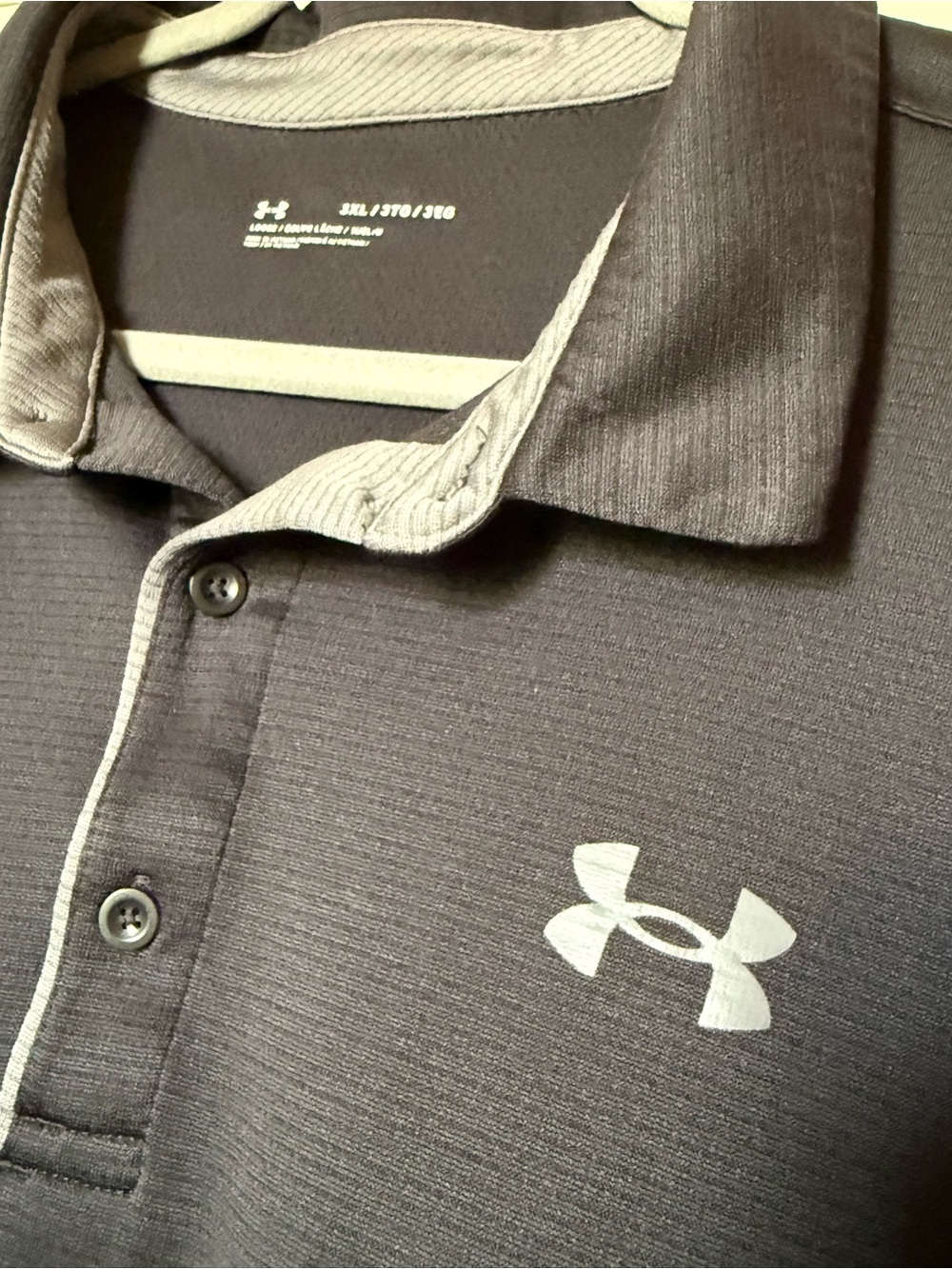 Under Armour Men’s New Tech Polo BLACK